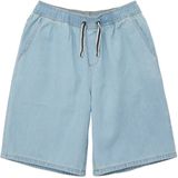 Jeans - Effen - Blauw Denim - Regular Pasvorm - Elastische Taille