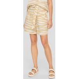 Bandplooibroek - Dierenprint - Linnen - High Waist - Loosefit