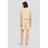 Bandplooibroek - Dierenprint - Linnen - High Waist - Loosefit