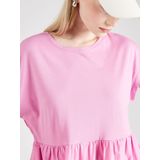 Jurk - Relaxed Fit - Katoen - Geweven Structuur - Ronde Hals