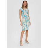 s.Oliver BLACK LABEL - Jurk - Multicolor - Materiaalmix met Stretch