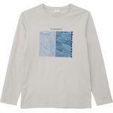 s.Oliver - Jongens T-shirt - Grijs - Lange Mouwen - Loose Fit