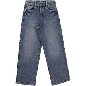 Jeans - Blauw - Stretchkatoen - 5-Pocket - Ritssluiting
