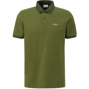 Shirt - Effen - Katoen - Polokraag - Kwartmouw - Normale Pasvorm