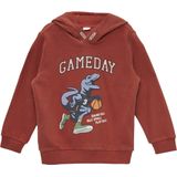 s.Oliver - Sweatshirt - Robijnrood - Regular Fit - Katoenmix met Capuchon