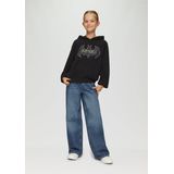 s.Oliver - Sweatshirt - Blauw - Met Capuchon - Losse Pasvorm