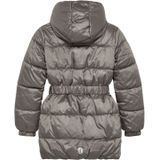 Jack - Shiny Grey - Met Capuchon - 2 Steekzakken - Knoop- en Ritssluiting