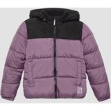 Gewatteerde Jas - Color-Blocking - Warm Gevoerd - Losse Pasvorm