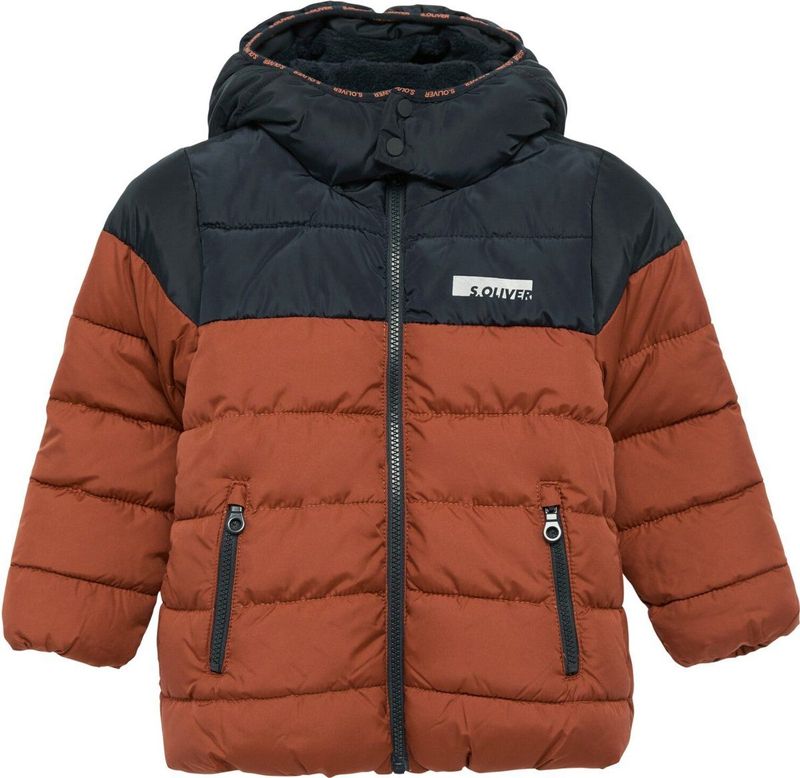 s.Oliver - Gewatteerde Jas - Jongens - Blauw - Synthetisch