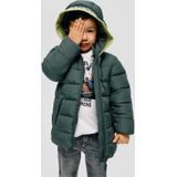 Gewatteerde Jas - Zwart - Warm Gevoerd - Met Capuchon