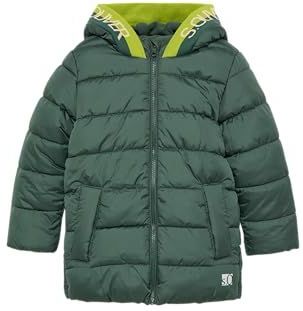 Gewatteerde Jas - Zwart - Warm Gevoerd - Met Capuchon