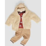 Bodywarmer - Warm - Teddypluche - Katoen - Met Ronde Hals