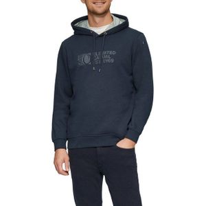 Sweater - Capuchon - Sweatstof - Logoprint - Normale Pasvorm