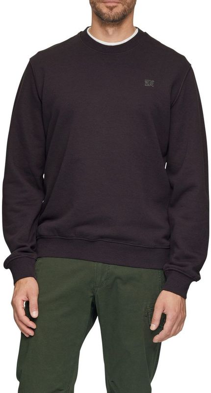 Sweater - Effen - Sweatstof - Ronde Hals - Lange Mouw