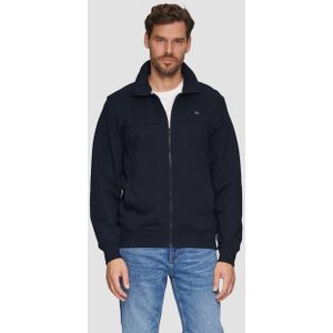 Sweatvest - Effen - Sweatstof - Opstaande Kraag - Normale Pasvorm