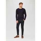 Sweater - Ronde Hals - Lange Mouwen - Regular Fit - Vlamgarenstructuur