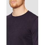 Sweater - Ronde Hals - Lange Mouwen - Regular Fit - Vlamgarenstructuur