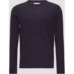 Sweater - Ronde Hals - Lange Mouwen - Regular Fit - Vlamgarenstructuur