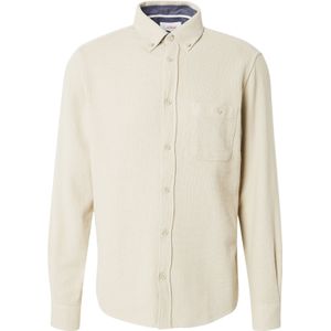 Overhemd - Effen - Katoen - Regular Fit - Lange Mouw