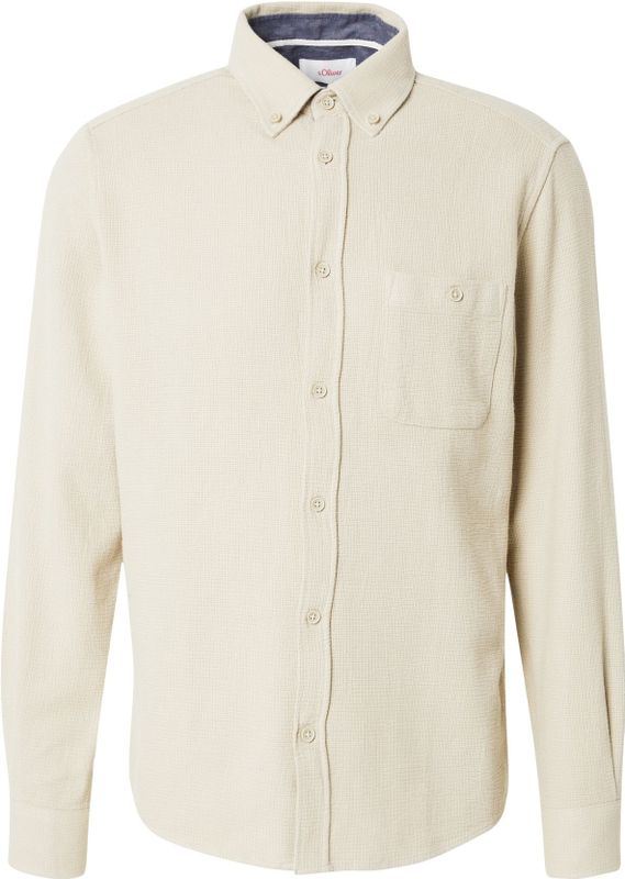 Overhemd - Effen - Katoen - Regular Fit - Lange Mouw