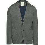 s.Oliver - BLACK LABEL - Colbert - Donkergrijs - Slim Fit, Knoopsluiting, Gedeeltelijk Gevoerd