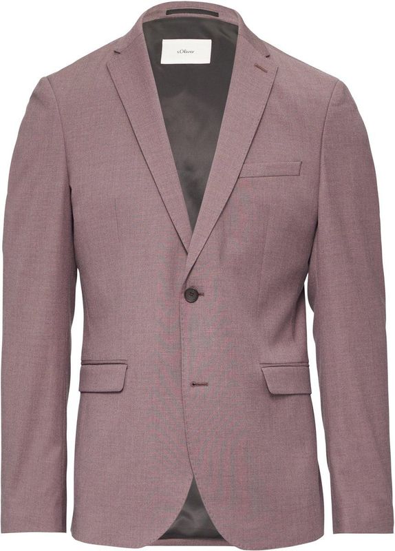 comma - Outdoor-Mantel - Getailleerde Blazerjas - Katoenblend