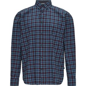 s.Oliver - Overhemd - Royal Blue/Koningsblauw/Rood/Zwart - Geruit - Lange Mouw