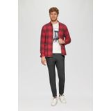 s.Oliver - Slim Fit Chino - Antraciet - Katoen