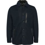 s.Oliver - Tussenjas - Navy - Klassieke Mantel - Licht Gevoerd