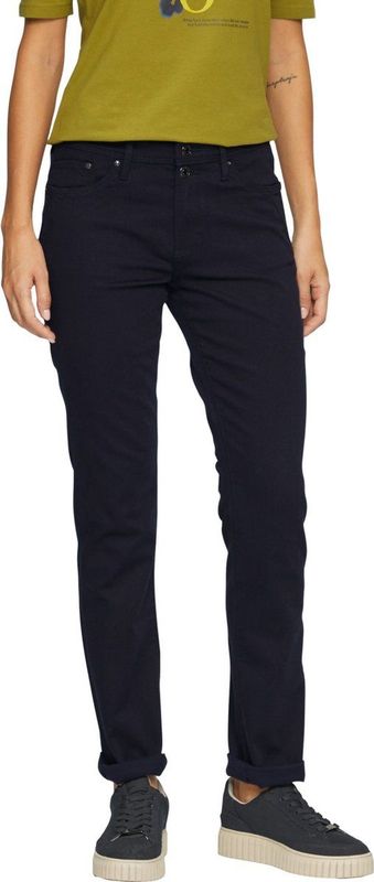 Jeans - Betsy - Effen - Slimfit - Mid Waist - Lang/maxi