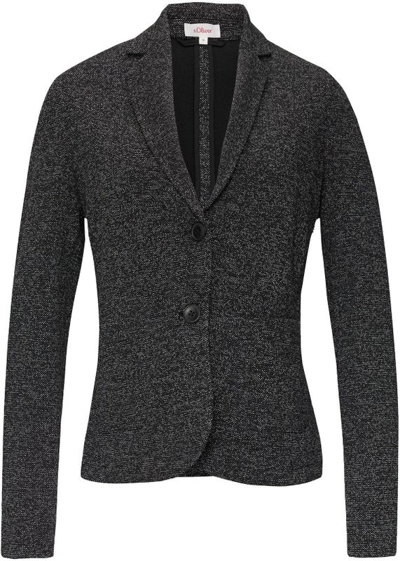 Blazers - Slanke Pasvorm - Viscose - Mélange - Knoopsluiting