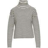 s.Oliver Rollkragenpullover, Rippstrick, im Streifen-Design
