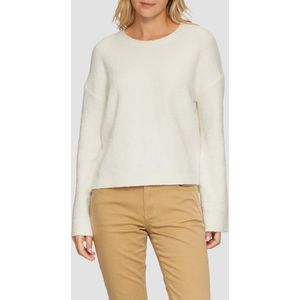 Gebreide Trui - Effen - Knitwear - Ronde Hals - Lange Mouw