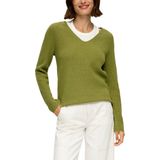 Gebreide Trui - Casual - V-hals - Regular Fit - Lange Mouwen