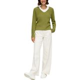 Gebreide Trui - Casual - V-hals - Regular Fit - Lange Mouwen