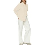 Blouse - Effen - Katoen - Lange Mouwen - Normale Pasvorm