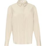 Blouse - Effen - Katoen - Lange Mouwen - Normale Pasvorm