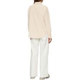 Blouse - Effen - Katoen - Lange Mouwen - Normale Pasvorm