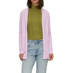 s.Oliver - Gebreid Vest - Pruim - Knitwear - Lange Mouw