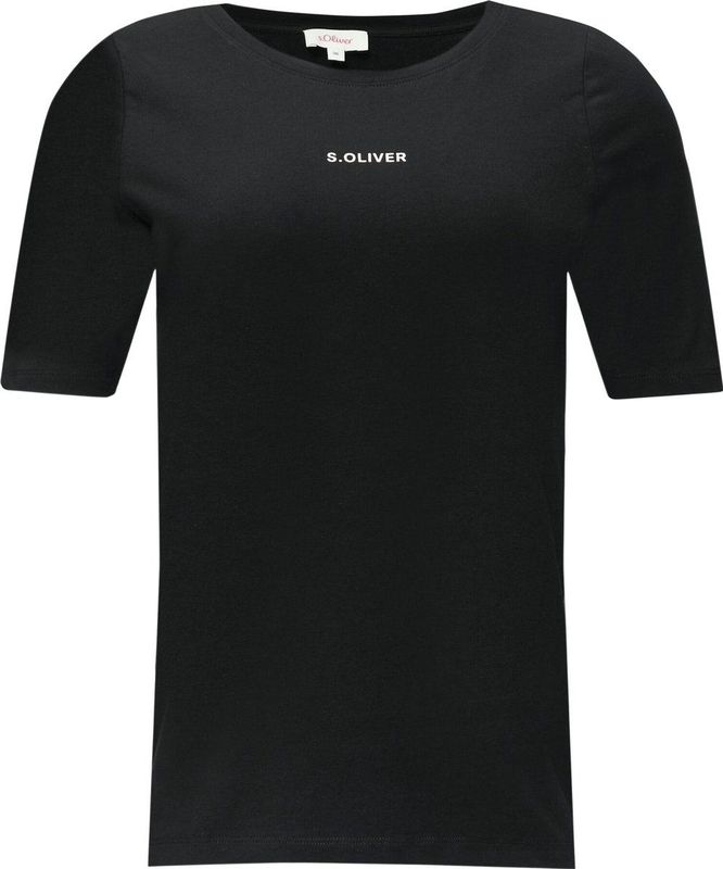 s Oliver - T-shirt - Vrouwen - 9999 GREY BLACK