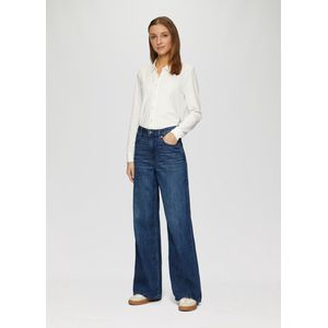 s.Oliver - Suri - Jeans - Blauw - Regular Fit - High Rise - Wide Leg