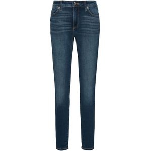 Jeans - Dark Blue - Riemlussen - Five-Pocketsstijl - Knoop en Ritssluiting