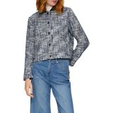 s.Oliver - Bouclé Jas - Metallic Garen - Winterjassen - Kleur