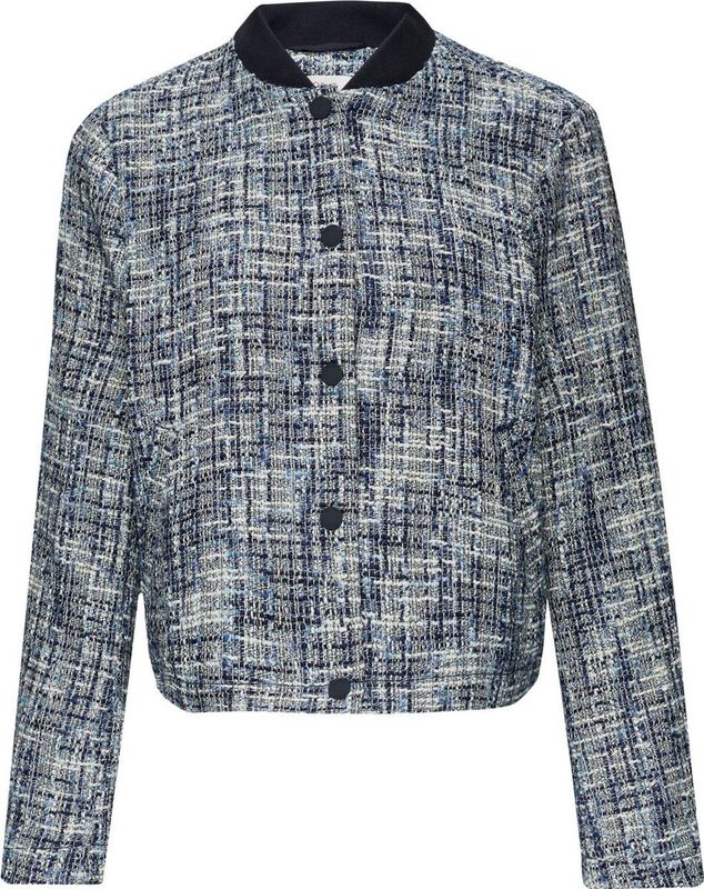 s.Oliver - Bouclé Jas - Metallic Garen - Winterjassen - Kleur