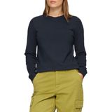 s.Oliver Casual - Damespullover - Effen - Fijn Ribtricot - Hoge Ronde Hals