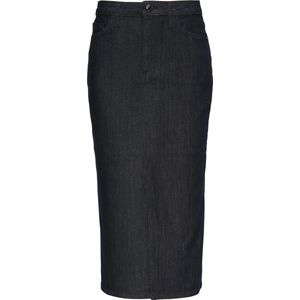 Rok - Midi - Denimrok - Met Split - Spijkerrokken