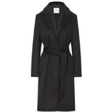 Mantel - Wolmix - Drukknopen - Strikceintuur