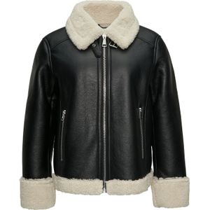 Design - Bikerjack - Color-Blocking - Imitatieleder - Warm Gevoerd