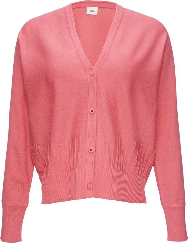 Vest - Effen - Knitwear - V-hals - Lange Mouw - Normale Pasvorm