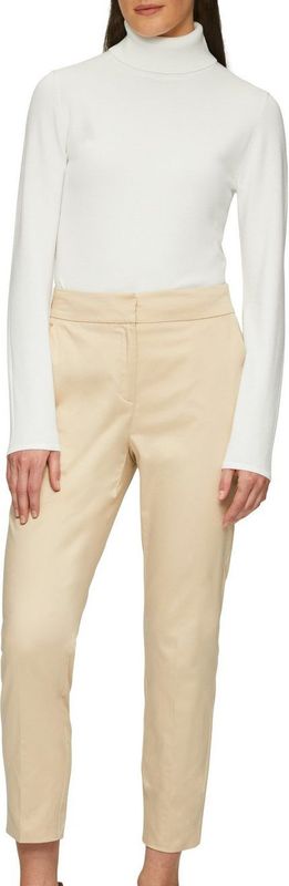 Col - Lange Mouwen - Gebreide Trui - Slim Fit - Zoom Met Geribbelde Boord
